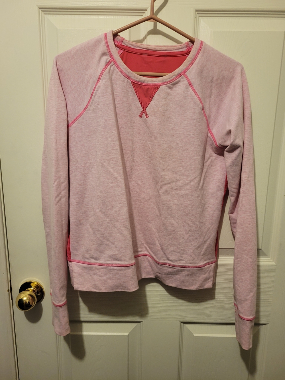 Size 6 Pink Lulu Crewneck Ptp Is 18"
